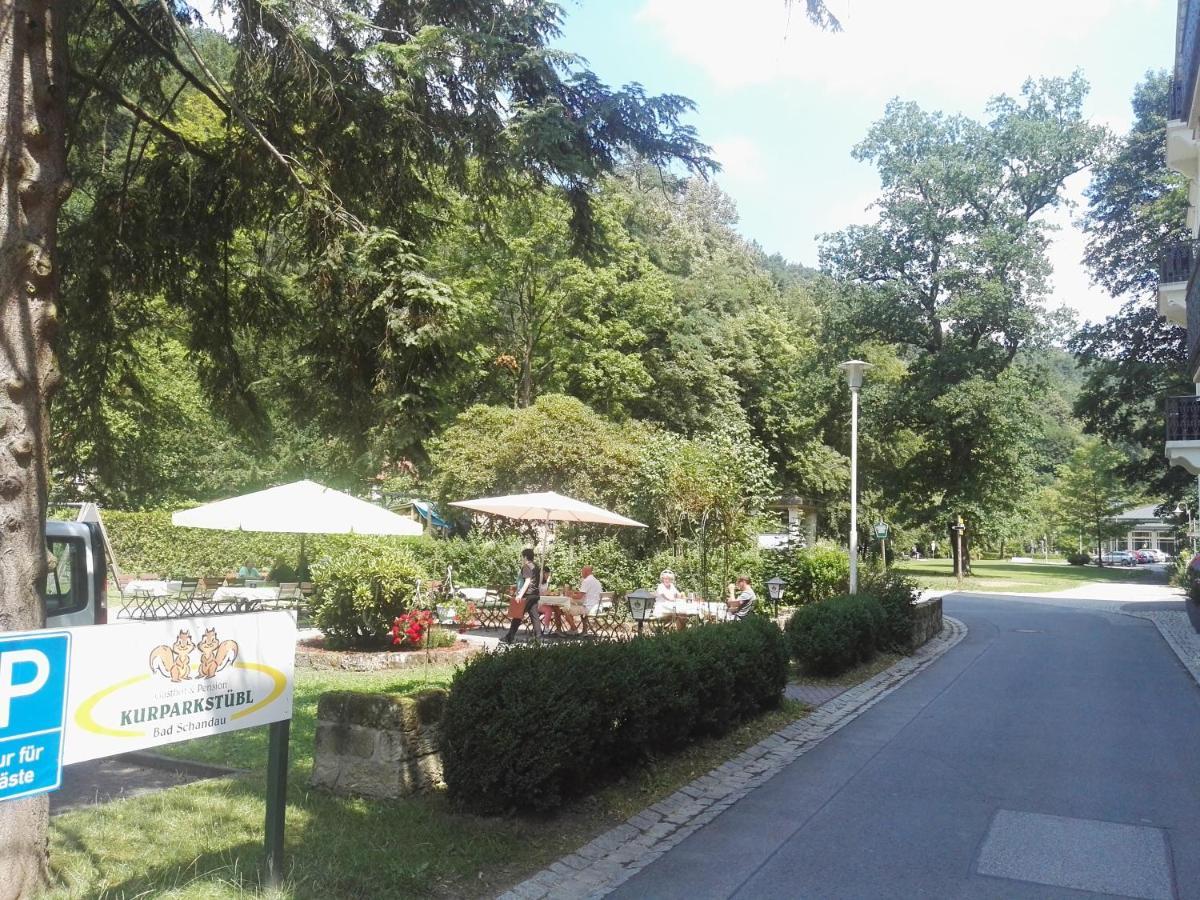 Hotel Kurparkstübl Bad Schandau Exterior foto