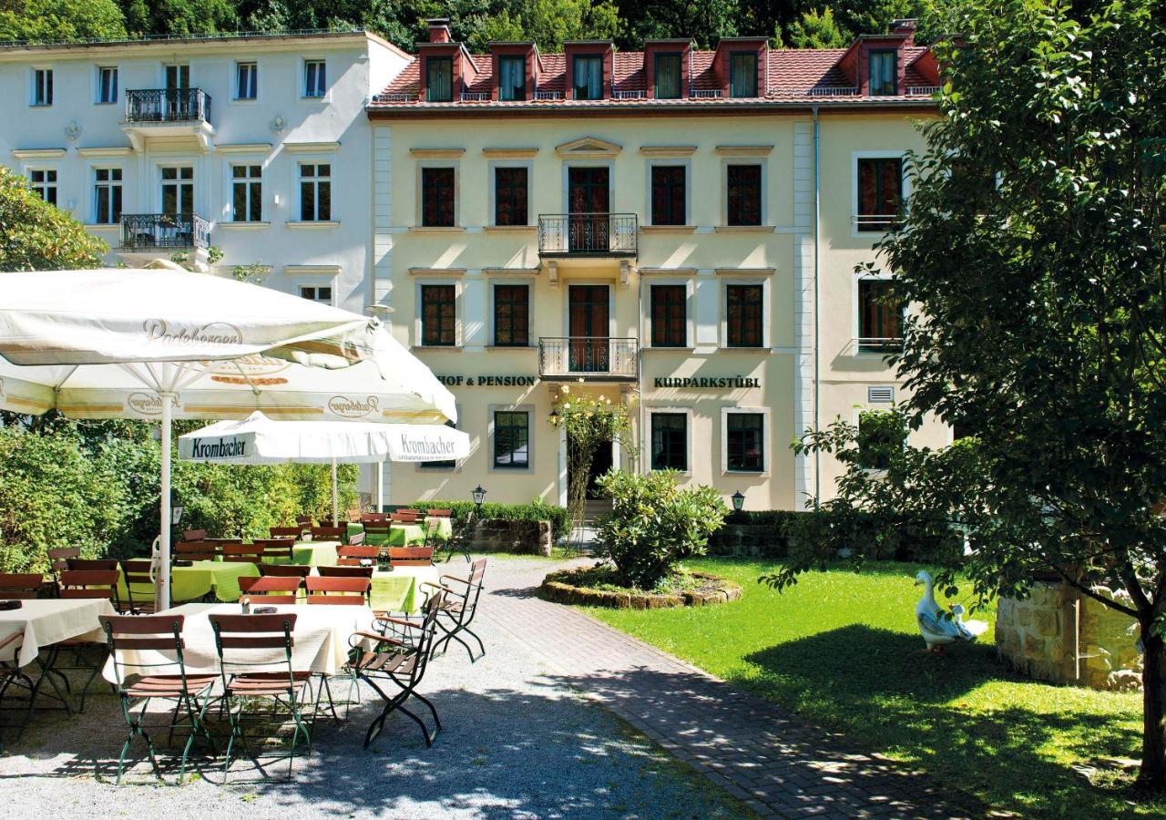 Hotel Kurparkstübl Bad Schandau Exterior foto